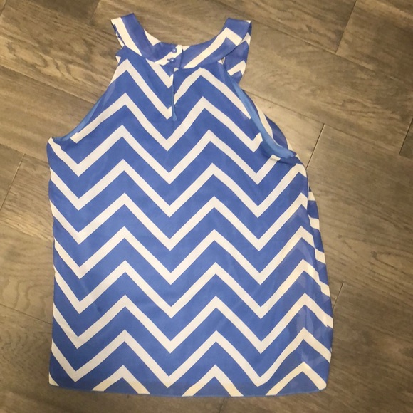 Chevron flowy halter tank - Picture 3 of 3